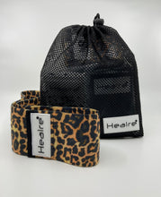 Load image into Gallery viewer, Healre exercise resistance bands in tan leopard print