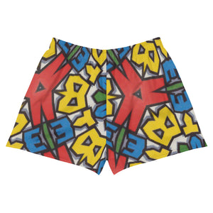 Healre graffiti shorts for women